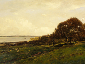 Charles-Francois Daubigny - Seaside of Villerville | Шарль-Франсуа Добиньи