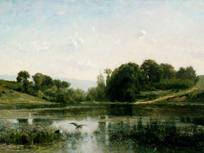Charles-Francois Daubigny - The Ponds of Gylieu | Шарль-Франсуа Добиньи
