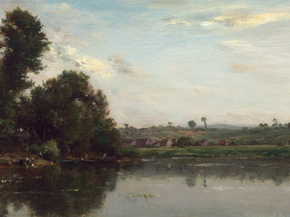 Charles-Francois Daubigny - Washerwomen at the Oise River | Шарль-Франсуа Добиньи Charles-Francois Daubigny - Washerwomen at the Oise River | Шарль-Франсуа Добиньи