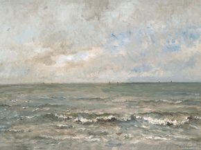 Charles-Francois Daubigny - Zeegezicht | Шарль-Франсуа Добиньи Charles-Francois Daubigny - Zeegezicht | Шарль-Франсуа Добиньи