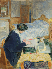 Edouard Vuillard - Lucy Hessel Reading (Lucy Hessel lisant) | Эдуар Вюйар