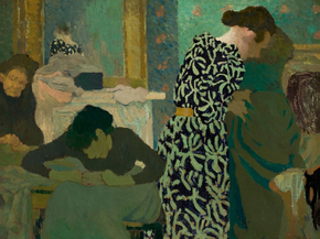 Edouard Vuillard - The Flowered Dress | Эдуар Вюйар