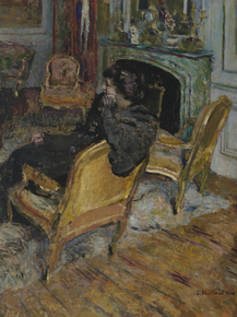 Edouard Vuillard - The Gilded Chair, Madame Georges Feydeau and her Son | Эдуар Вюйар
