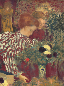 Edouard Vuillard - Woman in a Striped Dress | Эдуар Вюйар