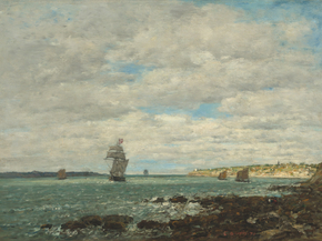 Eugene-Louis Boudin - Coast of Brittany | Эжен Буден