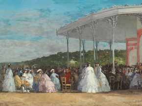 Eugene-Louis Boudin - Concert at the Casino of Deauville | Эжен Буден Eugene-Louis Boudin - Concert at the Casino of Deauville | Эжен Буден