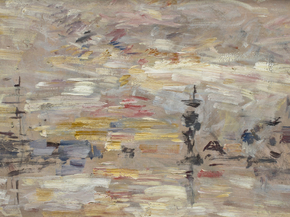 Eugene-Louis Boudin - Etude de ciel sur le bassin du Commerce au Havre | Эжен Буден