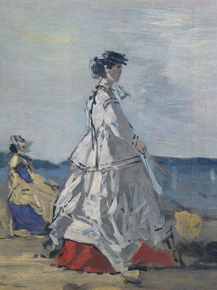 Eugene-Louis Boudin - Princess Pauline Metternich on the Beach | Эжен Буден Eugene-Louis Boudin - Princess Pauline Metternich on the Beach | Эжен Буден
