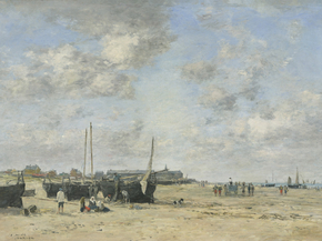 Eugene-Louis Boudin - Seashore of Berck | Эжен Буден