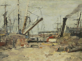 Eugene-Louis Boudin - The Trawlers | Эжен Буден Eugene-Louis Boudin - The Trawlers | Эжен Буден