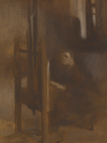 Eugene Carriere - Artist at His Easel (L'Artiste a son Chevalet) | Эжен Каррьер