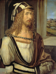 Albrecht Durer | Альбрехт Дюрер - Автопортрет, 1498