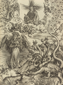 Albrecht Durer | Альбрехт Дюрер - Апокалиптическая женщина, 1511