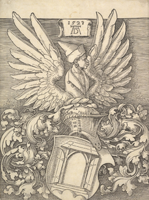 Albrecht Durer | Альбрехт Дюрер - Герб Альбрехта Дюрера, 1523