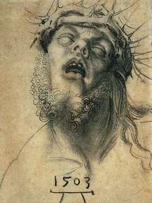 Albrecht Durer | Альбрехт Дюрер - Дюрер Христос в терновом венце