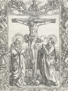 Albrecht Durer | Альбрехт Дюрер - Иисус на кресте, 1516