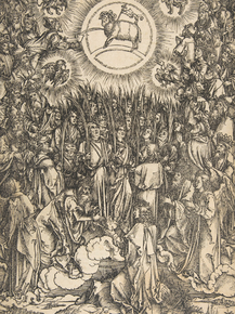 Albrecht Durer | Альбрехт Дюрер - Поклонение Агнцу, 1511