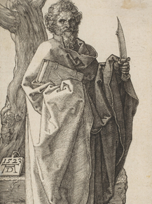 Albrecht Durer | Альбрехт Дюрер - Святой Варфоломей, 1523
