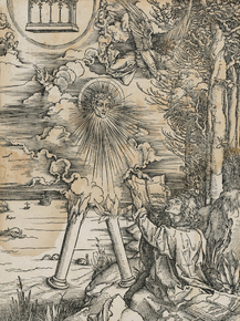 Albrecht Durer | Альбрехт Дюрер - Святой Иоанн проглатывает книгу, 1511