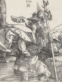 Albrecht Durer | Альбрехт Дюрер - Святой Христофор, 1511