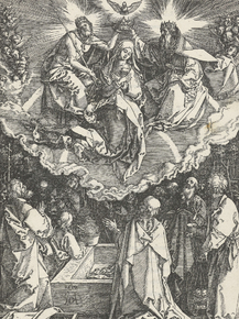 Albrecht Durer | Альбрехт Дюрер - Успение и коронация Богородицы, 1510