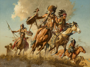 Frank McCarthy - War Trail On The Southern Plains | Фрэнк Маккарти