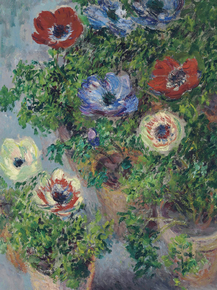 Monet Claude | Клод Моне - Анемоны в горшке, 1885