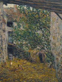 Monet Claude | Клод Моне - Фарм -двор, 1878