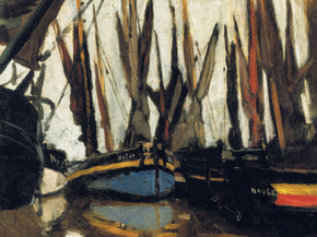 Monet Claude | Клод Моне - Рыбацкие лодки, 1866