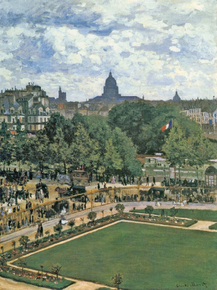 Monet Claude | Клод Моне - Сад принцессы, 1867