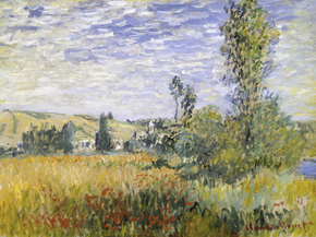 Monet Claude | Клод Моне - Пейзаж в Ветёй, 1880