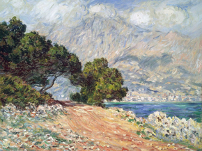 Monet Claude | Клод Моне - Метон увидел из Cap Martin, 1884