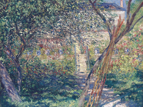 Monet Claude | Клод Моне - Сад Моне в Ветеуиле, 1881