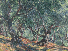 Monet Claude | Клод Моне - Оливковые деревья в Бордигере, 1884