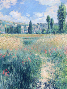 Monet Claude | Клод Моне - Путь на острове Святой Мартин, 1881