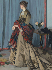 Monet Claude | Клод Моне - Портрет мадам Гаудиберт, 1868