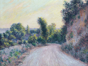Monet Claude | Клод Моне - Дорога недалеко от Гиверни, 1885