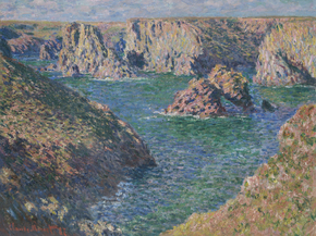 Monet Claude | Клод Моне - Скалы в Белль-Иле, 1887