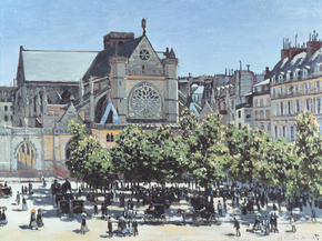 Monet Claude | Клод Моне - Сен-Жермен-л'Осеруа, 1867