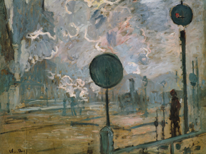 Monet Claude | Клод Моне - Станция Сен-Лазар, экстерьер, 1877 Monet Claude | Клод Моне - Станция Сен-Лазар, экстерьер, 1877