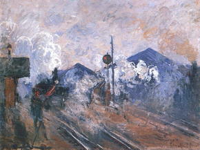 Monet Claude | Клод Моне - Станция Сен-Лазар, 1877 Monet Claude | Клод Моне - Станция Сен-Лазар, 1877