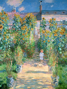 Monet Claude | Клод Моне - Сад художника в Ветеуиле, 1880 Monet Claude | Клод Моне - Сад художника в Ветеуиле, 1880