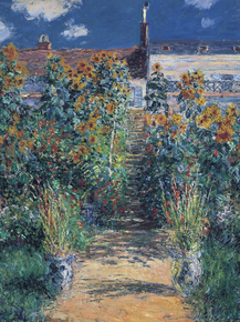 Monet Claude | Клод Моне - Сад художника в Ветеуиле, 1881