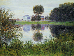 Monet Claude | Клод Моне - Дерево в форме мяча, 1876