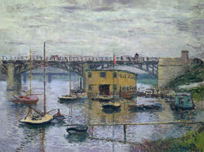 Monet Claude | Клод Моне - Мост в Аргентеиле, 1876