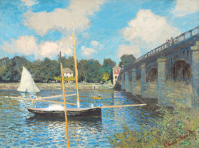 Monet Claude | Клод Моне - Мост в Аргентеиле, 1874