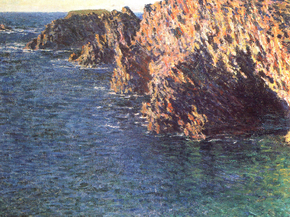 Monet Claude | Клод Моне - Грот Порт-Домуа, 1886