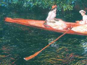 Monet Claude | Клод Моне - Розовый скиф, 1890