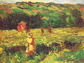 Monet Claude | Клод Моне - Набережная возле Ламетца, 1887