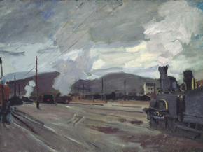 Monet Claude | Клод Моне - Железнодорожный вокзал в Аргентуиле, 1872